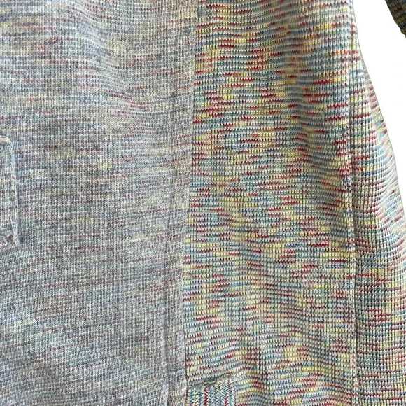 Quiksilver Toggle KNIT Striped Small Toggle Jacket Gray pattern jacket - Picture 3 of 8